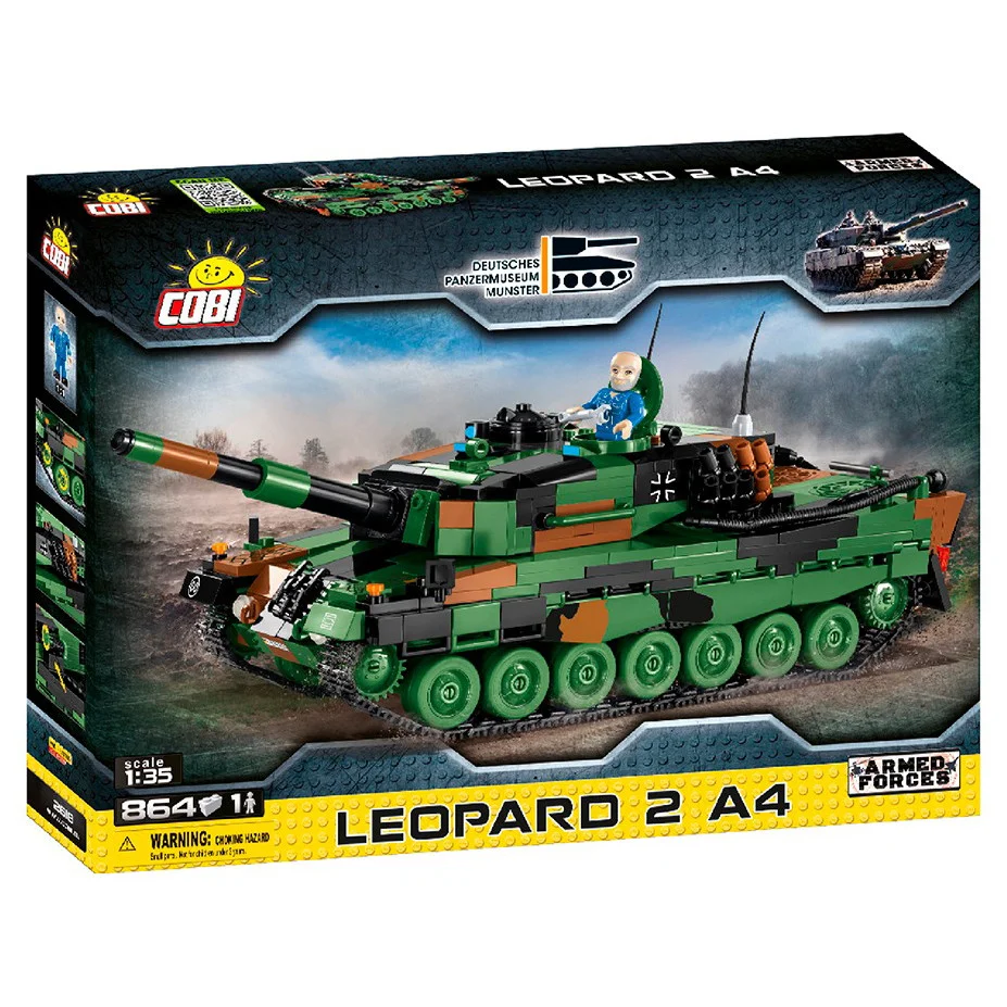 Конструктор Танк Леопард 2 COBI COBI-2618, 864 детали