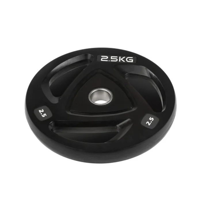 Диск олимпийский RCP17 Fitnessport 10039FS, резиновый, черный 2,5  кг