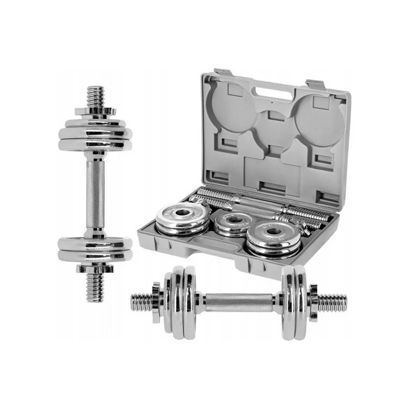 Гантели STC15 HMS 5907695514292 хромированные 2 x 7,5 кг