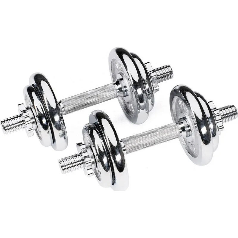 Гантели STC15 HMS 5907695514292 хромированные 2 x 7,5 кг