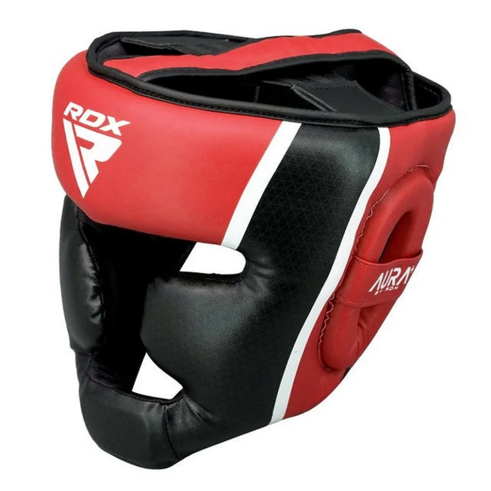 Боксерський шолом AURA PLUS T-17 RDX Inc Limited HGR-T17RB-M+ Red/Black, M (капа у комплекті)