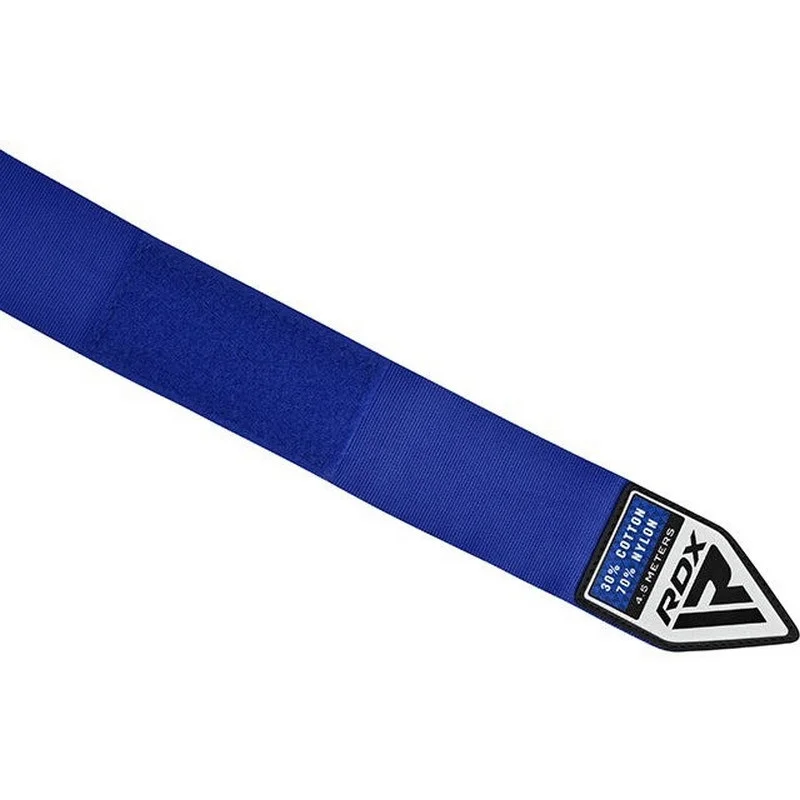 Бинти для боксу WX Professional Boxing Hand Wraps RDX Inc Limited HWX-RU+ Blue 4,5 м