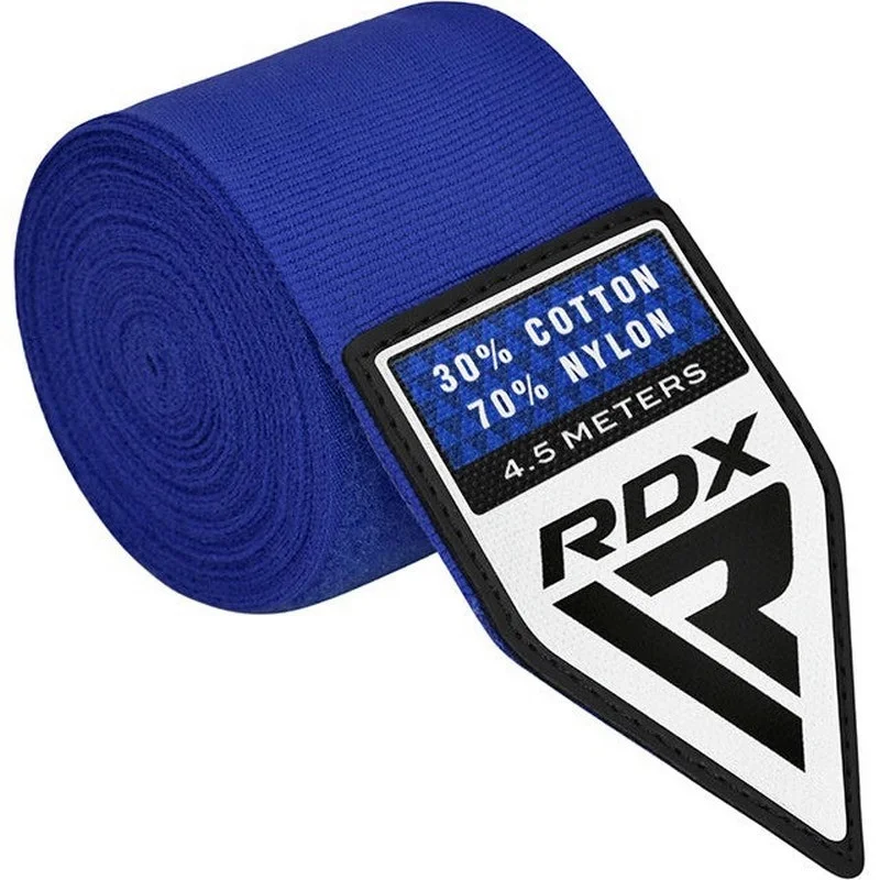 Бинти для боксу WX Professional Boxing Hand Wraps RDX Inc Limited HWX-RU+ Blue 4,5 м