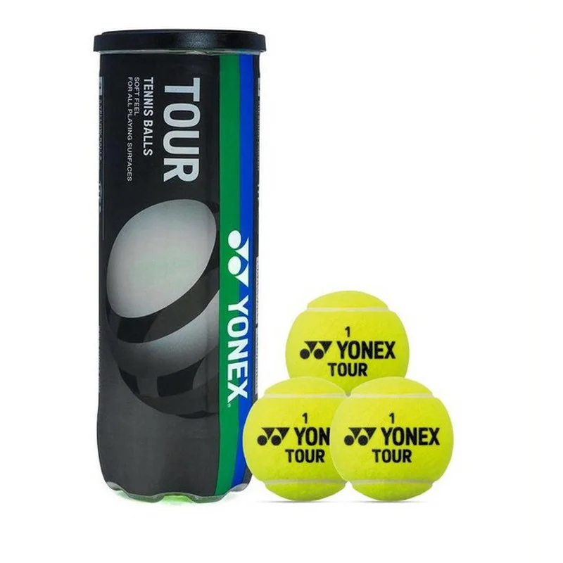 М'ячі для тенісу Tour (3B) Yonex TBTR3B у тубусі 3 шт