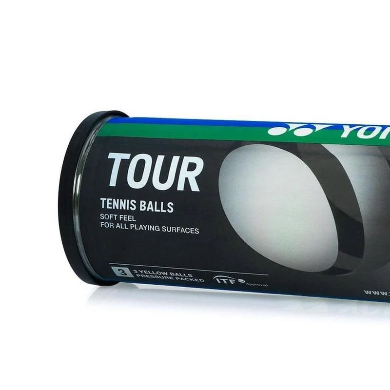 М'ячі для тенісу Tour (3B) Yonex TBTR3B у тубусі 3 шт