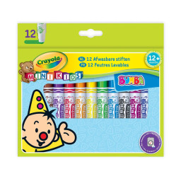 Мої перші фломастери Mini Kids Crayola 8325 washable 12 шт