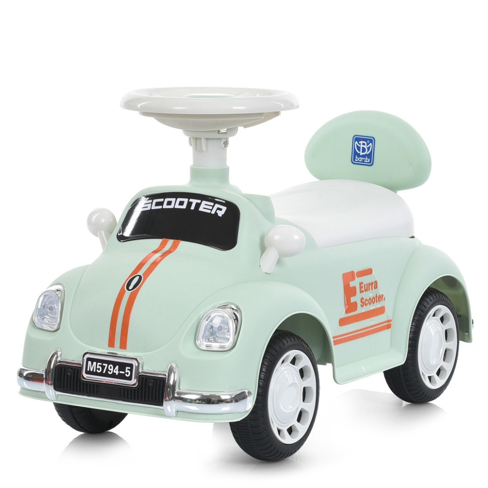 Дитяча каталка-толокар Bambi M 5794-5 зелений, до 30 кг