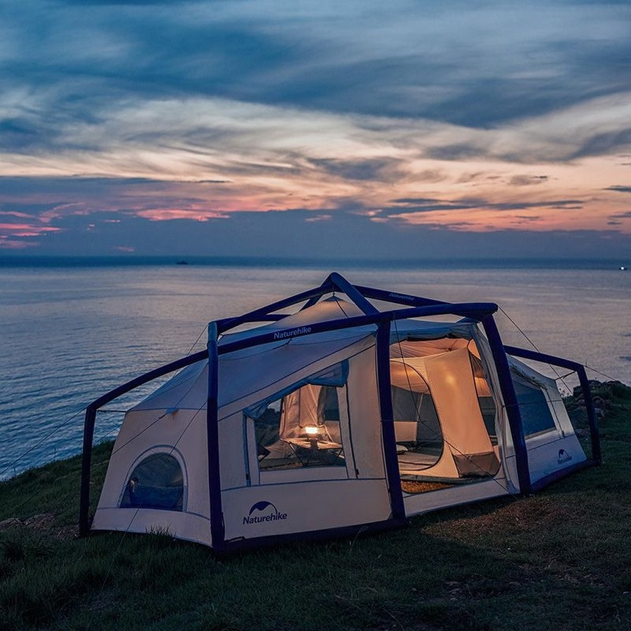 Намет надувний CNK2300ZP012 Naturehike 6976023921001 блакитний великий