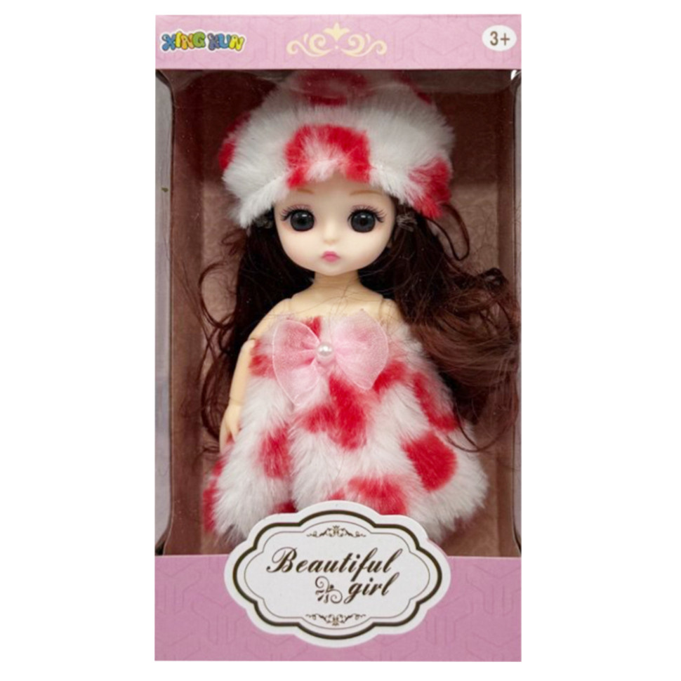 Дитяча іграшкова лялька Bambi 1361-10 шарнірна, розмір 15 см