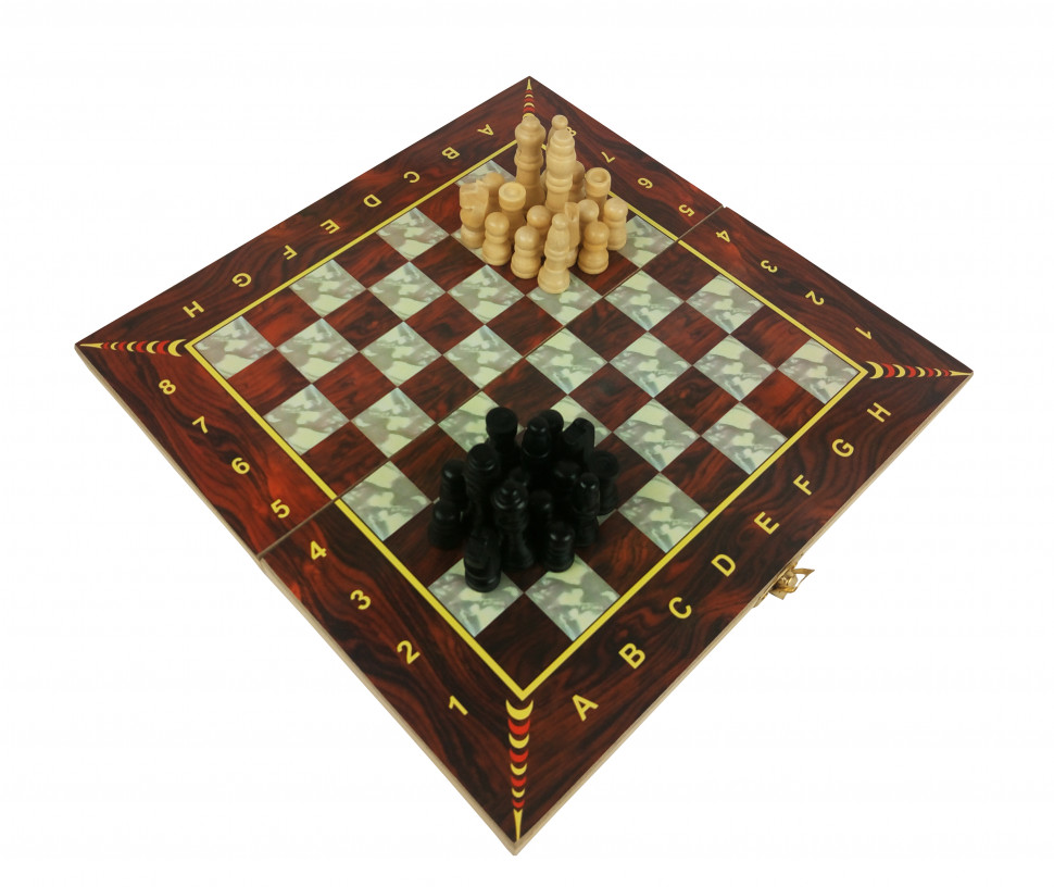 Шахи 28ACD 3 в 1 (шахи, шашки, нарди) по разной цене от 162 грн. до 180 грн.