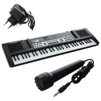 Синтезатор игрушечный MQ6121 61 клавиша, микрофон, 6 тонов, 6 ритмов,10 песен