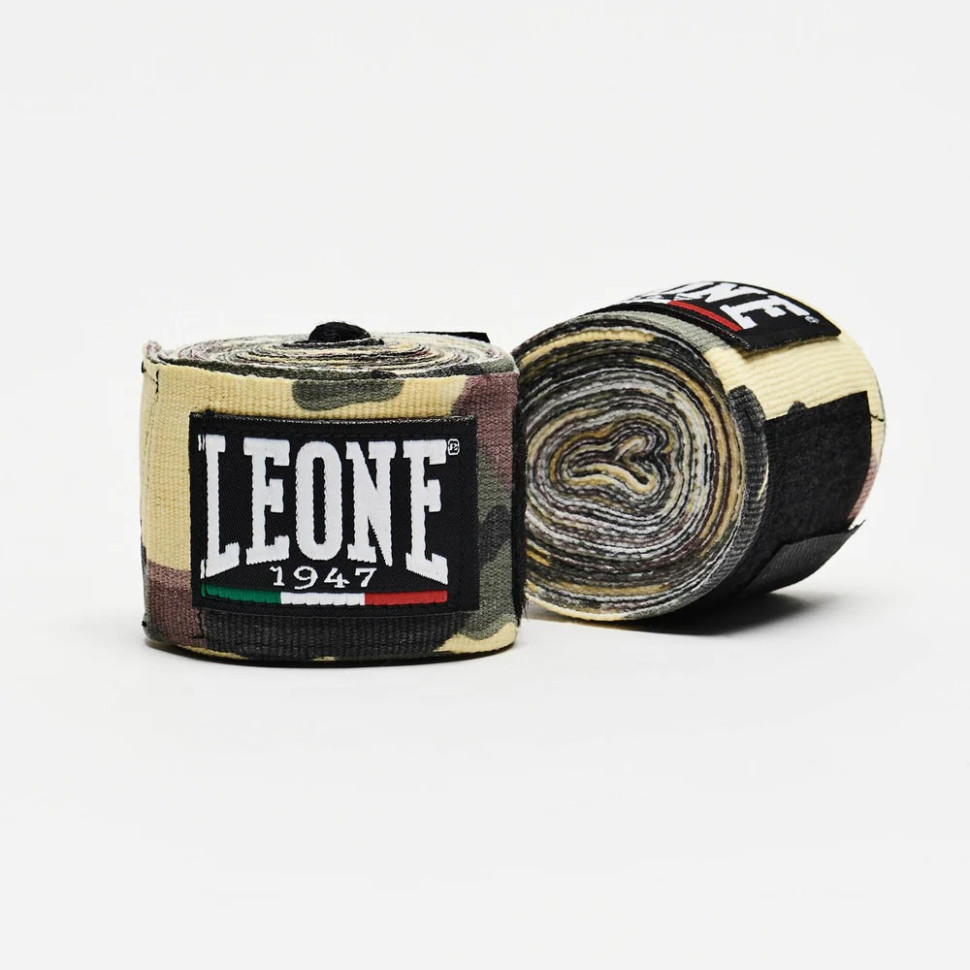 Бинты для бокса Leone AB705_G/Mimetic_450 Green Mimetic 4,5 метра