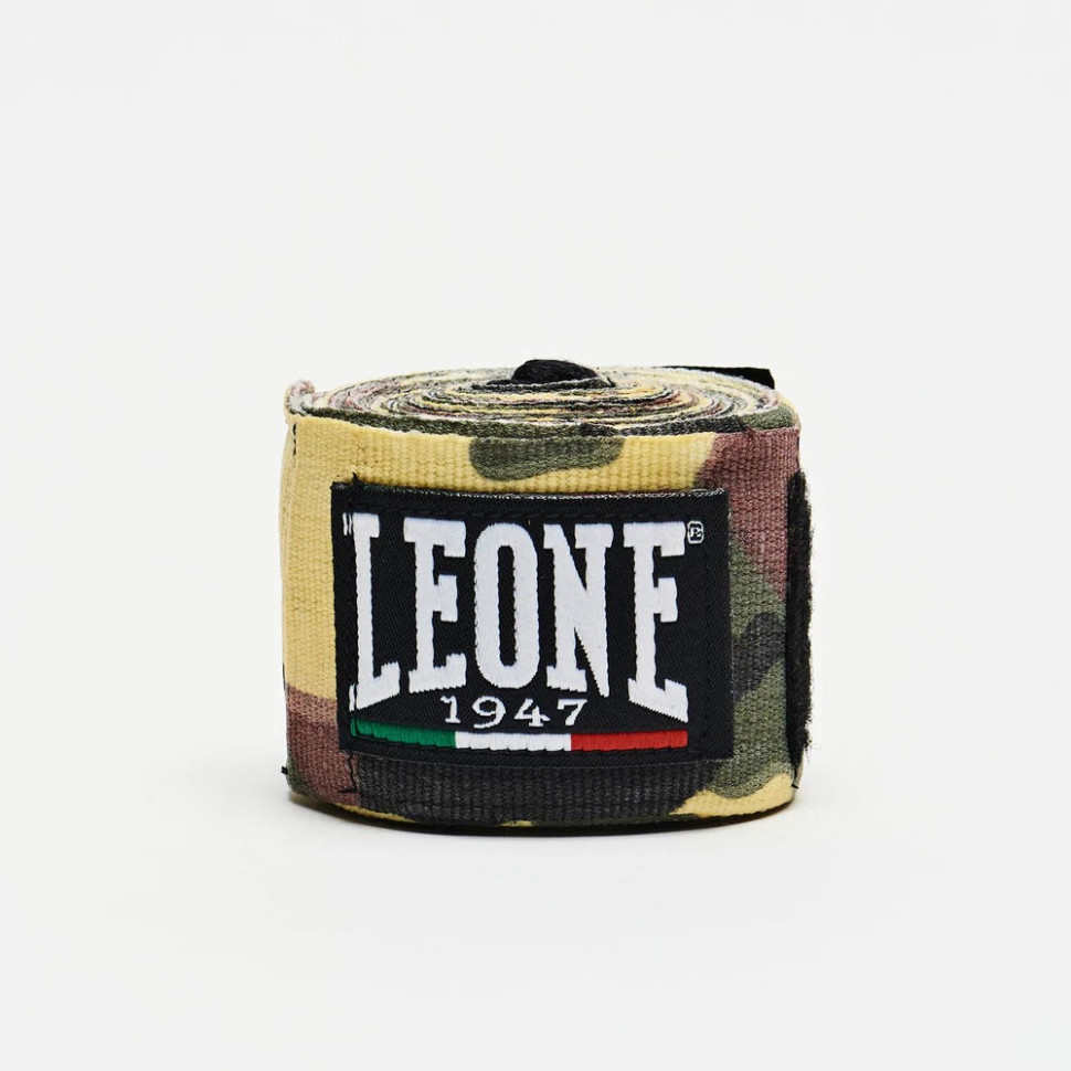 Бинты для бокса Leone AB705_G/Mimetic_450 Green Mimetic 4,5 метра