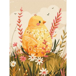 Картина по номерам "Цветочное гнездышко" Brushme KBS0151, 30x40 см Картина по номерам "Цветочное гнездышко" Brushme KBS0151, 30x40 см