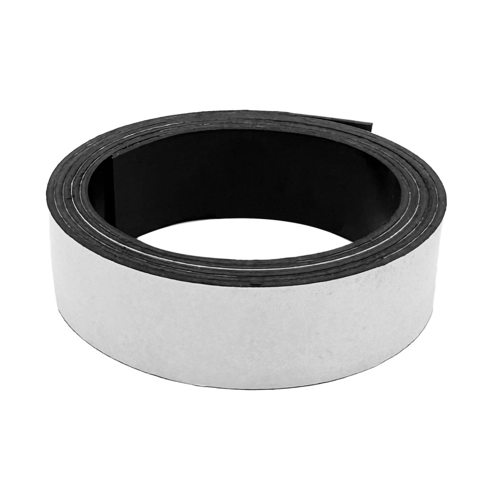 Магнитный винил с клеевым слоем Bambi 25-15-1 рулон 20х1,5 мм, 1 метр