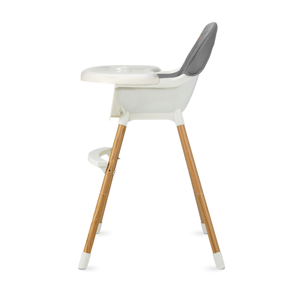 Стульчик для кормления REKI 2 в 1 MoMi KRKA00034 grey, функция кресла