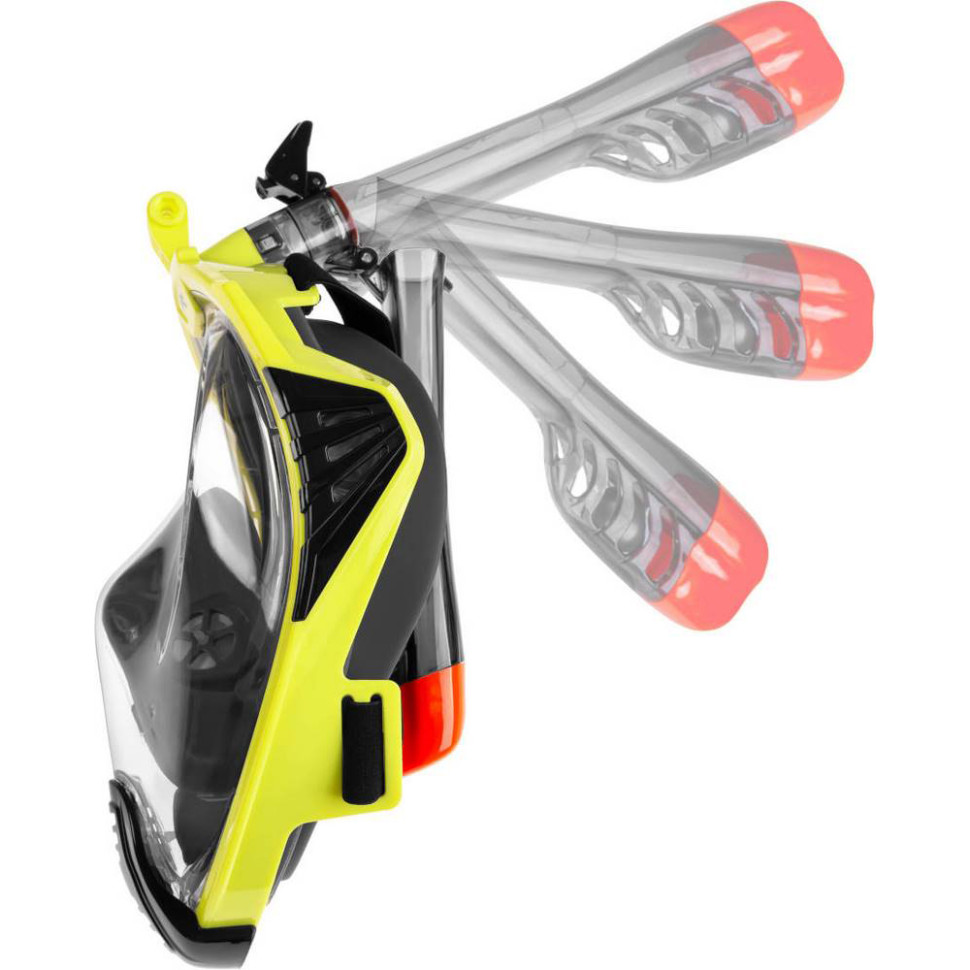 Повнолицьова маска DRIFT Aqua Speed 249-38 чорний, жовтий, L/XL