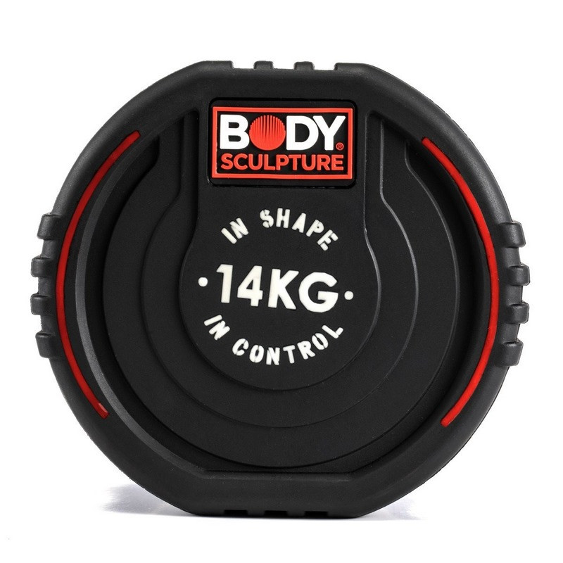 Гантель стальная TPU BW-133 Body Sculpture 5903733007528, 14 кг