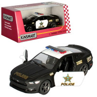Машинка металева Ford Mustang GT Police Kinsmart KT5386WP інерційна 1:38
