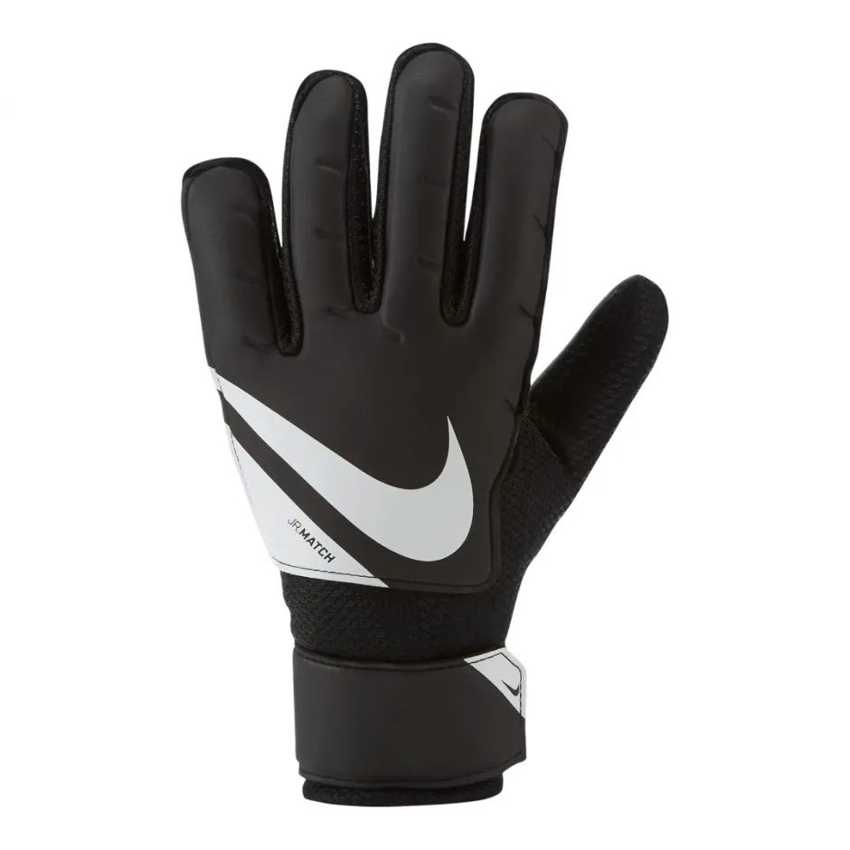 Воротарські рукавички NK GK MATCH JR-HO23 Nike FJ4864-011-7 чорний, білий, 19,6 см