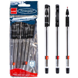 Ручка масляная FINEGRIP Cello Bambi 388В(Black) черная 5 шт Ручка масляная FINEGRIP Cello Bambi 388В(Black) черная 5 шт