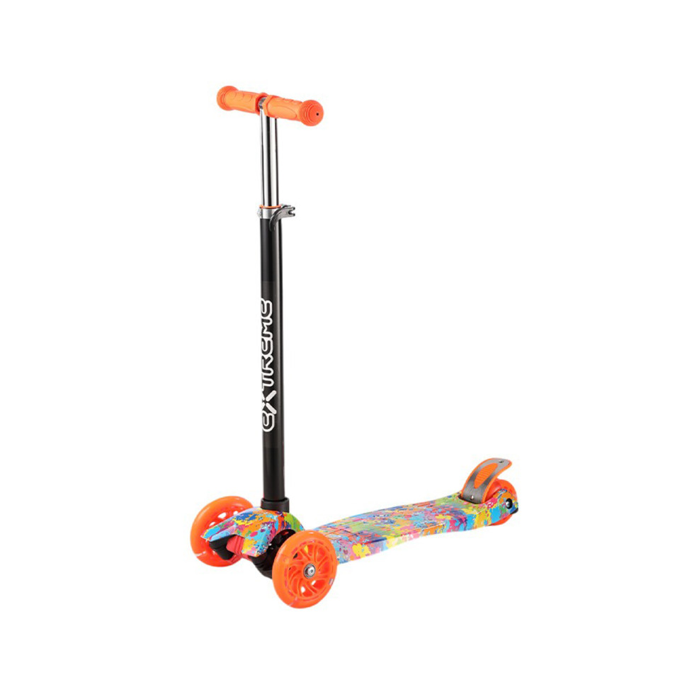 Самокат детский 3-х колесный Bambi SC25103(Orange) колеса со светом