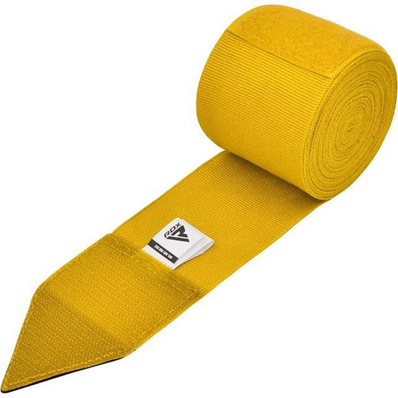 Бинти для боксу WX Professional Boxing Hand Wraps RDX Inc Limited HWX-RY+ Yellow 4,5 м