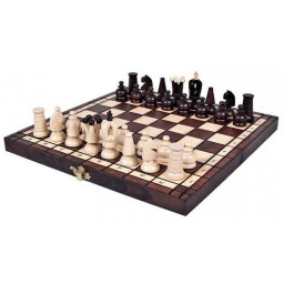 Настольная игра "Шахматы Royal Maksi" MADON MD151 коричневый, бежевый 31х31 см