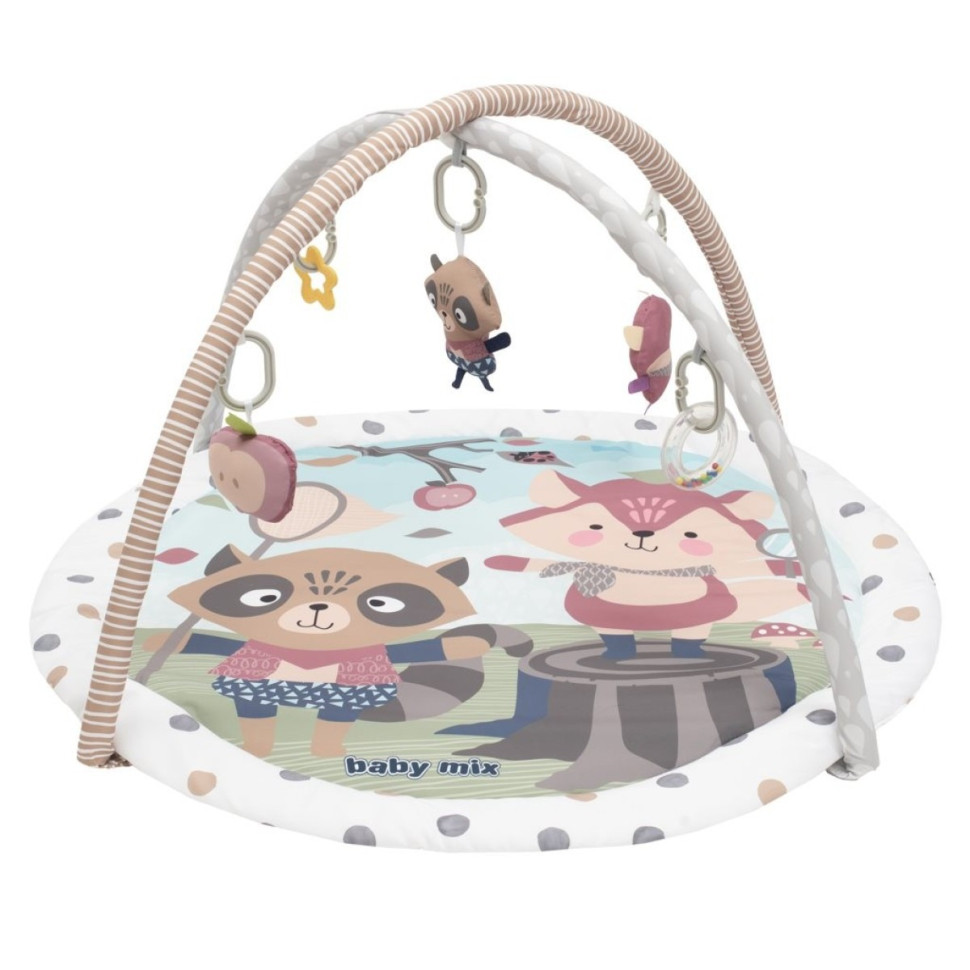 Килимок розвиваючий Forest Baby Mix 53099BM з брязкальцями