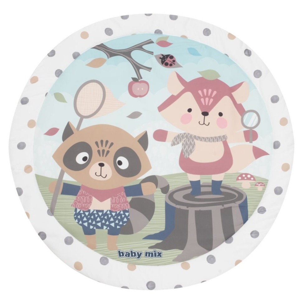Килимок розвиваючий Forest Baby Mix 53099BM з брязкальцями