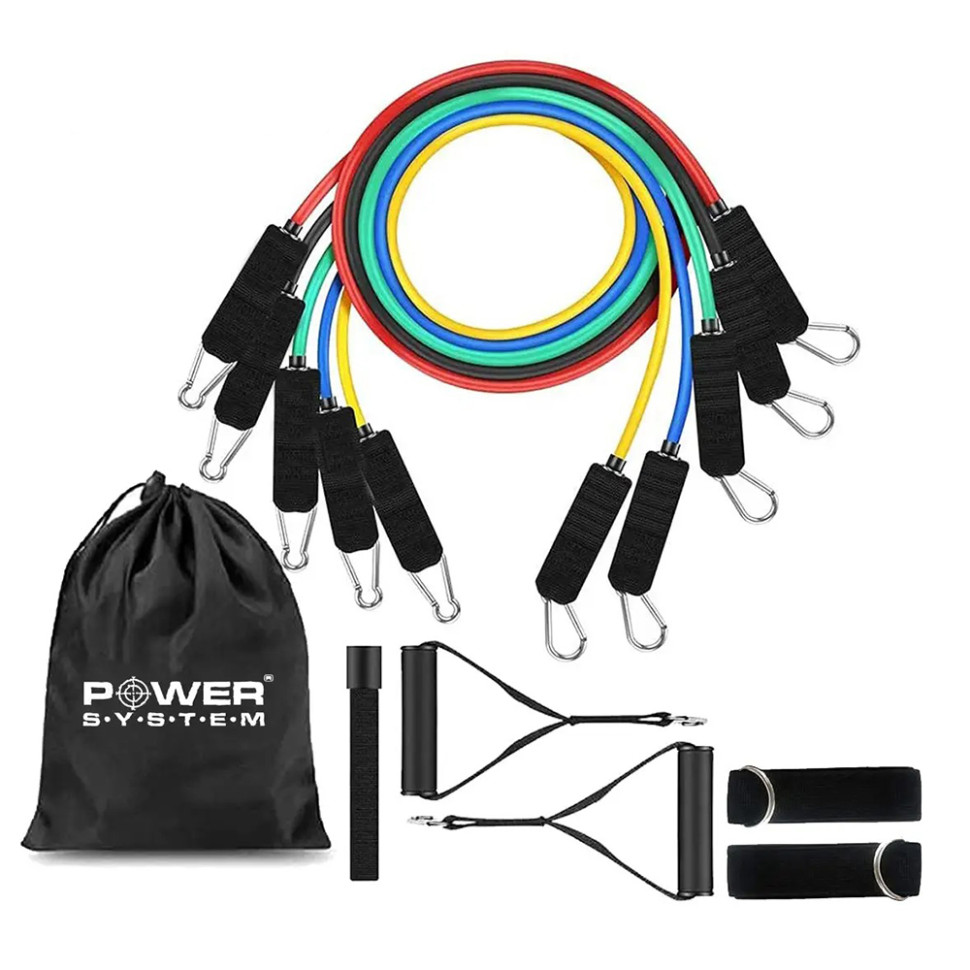 Набор трубчатых эспандеров Total Expander Set Power System 4099MX-0, 5 шт