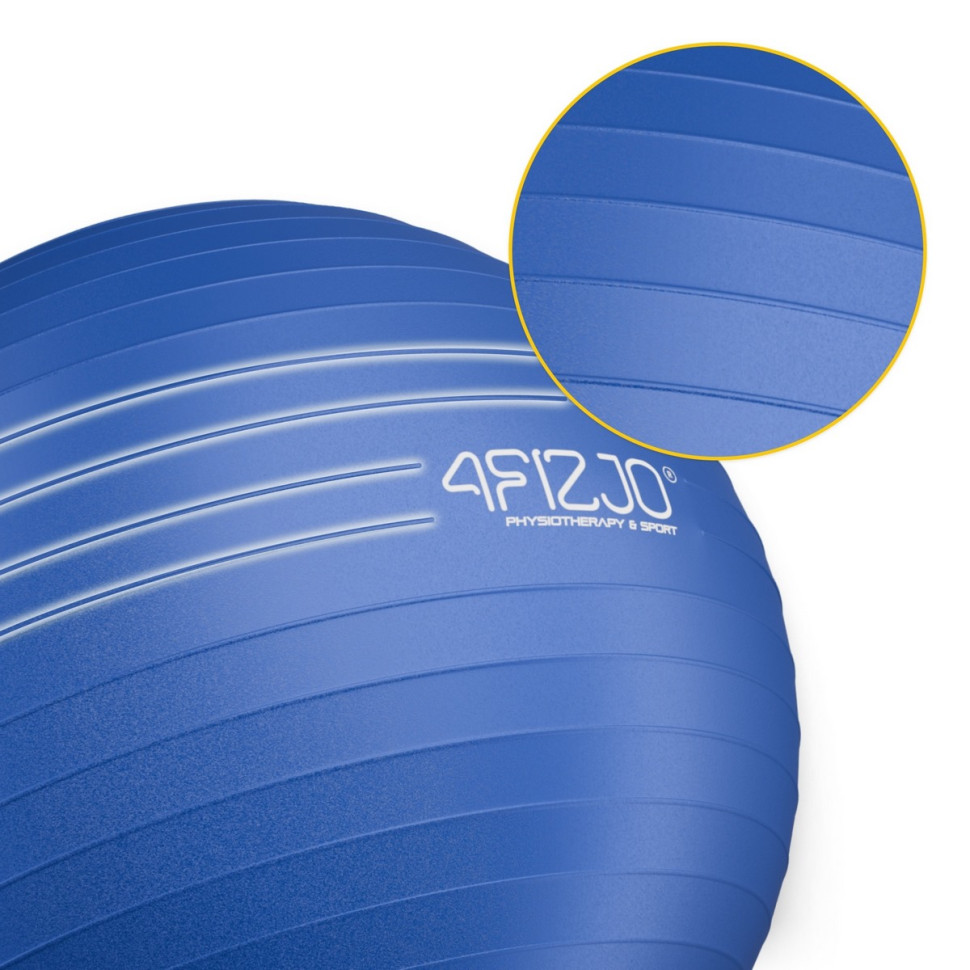 Мяч для фитнеса фитбол 4FIZJO P-5905973404723, 55 см, Blue