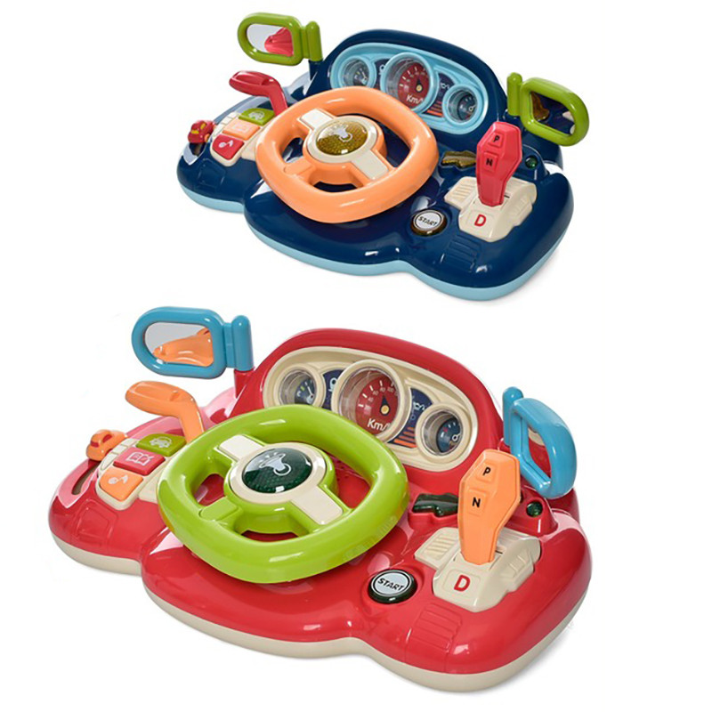 Дитячий ігровий Автотренажер 3 в 1 Bambi CY-7076B звуки машини, гальма