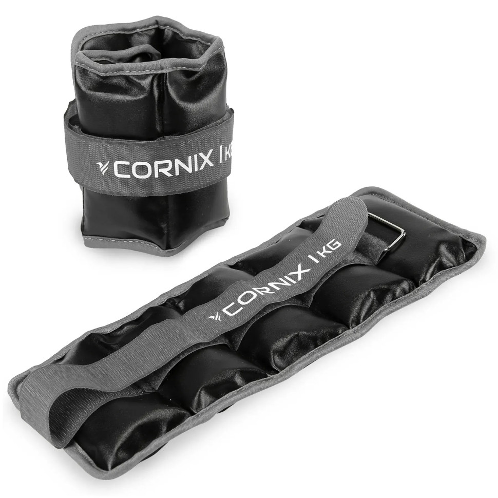 Утяжелители-манжеты для ног и рук Cornix XR-0397, 2 x 1 кг