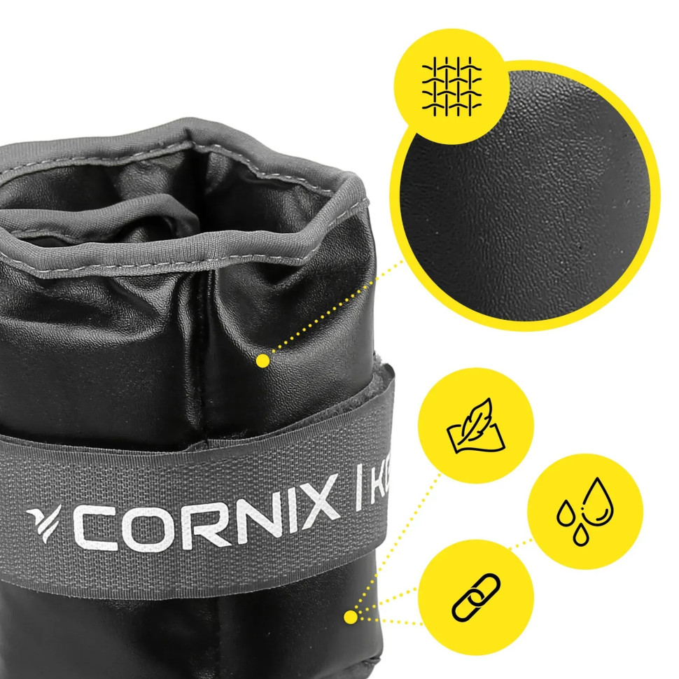 Утяжелители-манжеты для ног и рук Cornix XR-0397, 2 x 1 кг