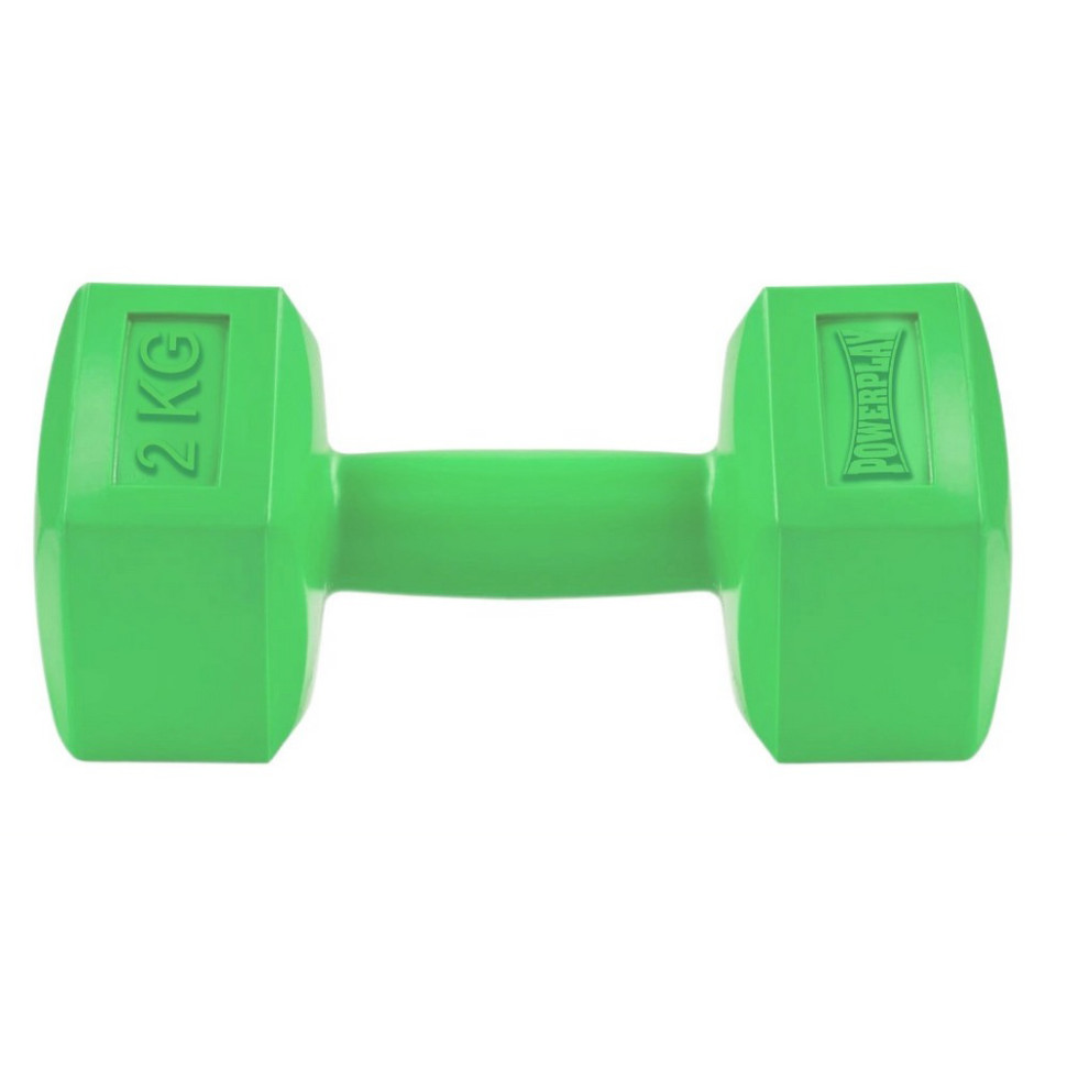 Гантель композитная 4124 Hercules PowerPlay PP_4124_2kg 2 кг, Зеленая