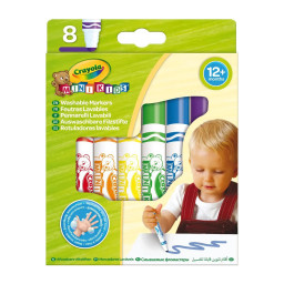Мої перші фломастери Mini Kids Crayola 8324 washable 8 шт
