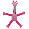 Дитяча іграшка антистрес Жираф із гнучкими телескопічними лапами Bambi ZB-58 з підсвічуванням