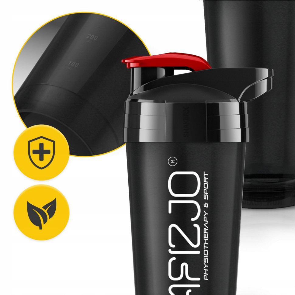 Шейкер спортивный Ultra 4FIZJO P-5905973407106 Black/Red 700 мл