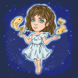 Картина за номерами "Знаки зодіаку. Риби" ©VIKTORIA.GRO.ART Art Craft 10099-AC 40х40 см