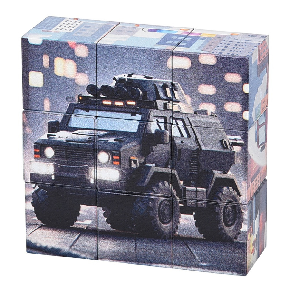 Дитячий магнітний кубік-пазл