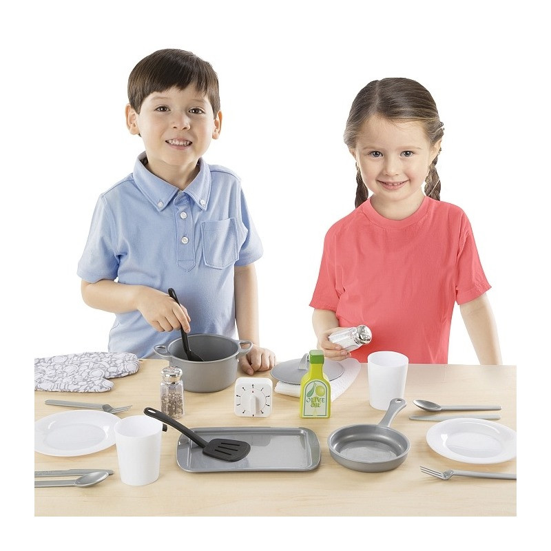 Дитячий набір кухонного приладдя Melissa&Doug MD19304, 22 предмета