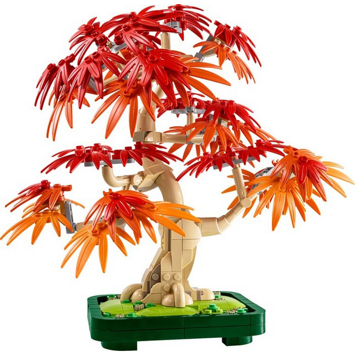 Конструктор Botanicals Бонсай из японского красного клена LEGO 10348, 474 детали