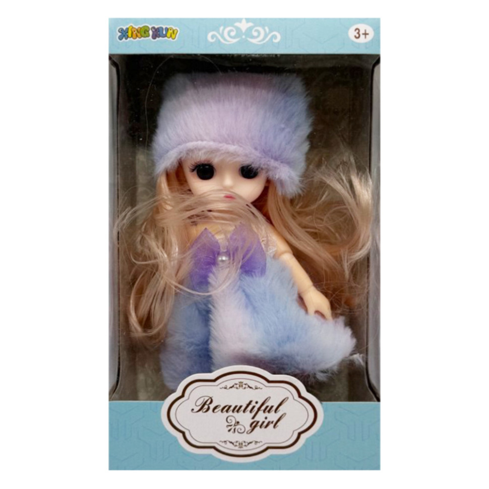 Дитяча іграшкова лялька Bambi 1361-1 шарнірна, розмір 15 см