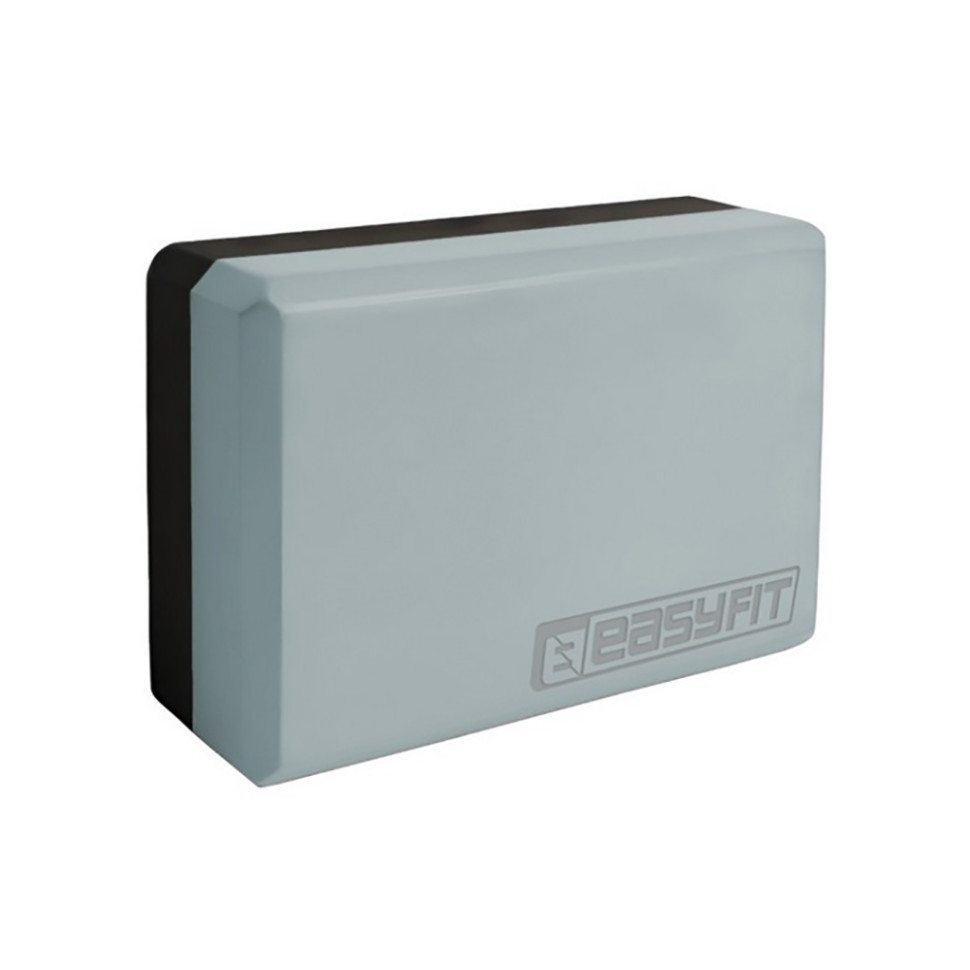 Блок для йоги Polarity EasyFit EF-1821-GYBK 23х15х7,5 см