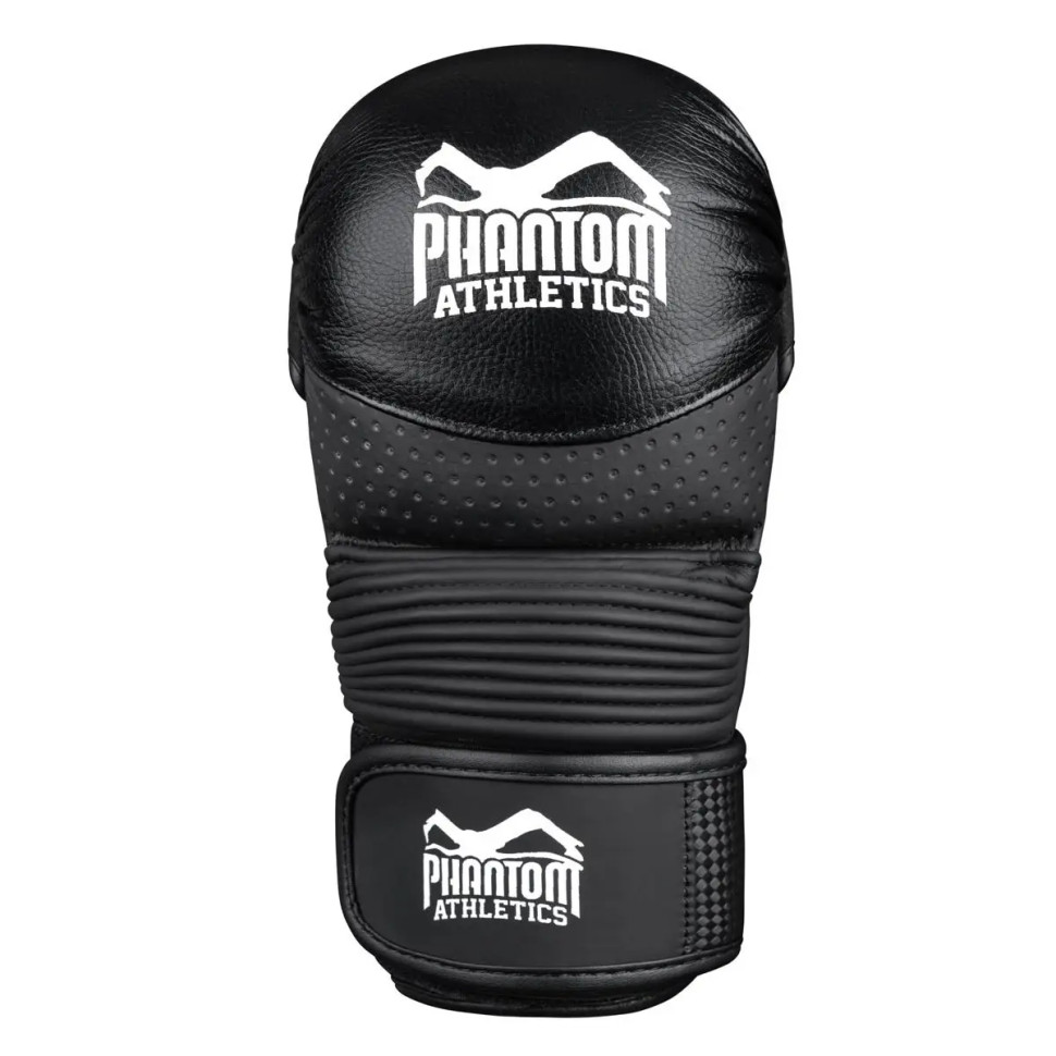 Рукавиці для ММА RIOT Pro Phantom PHMMAG2531-SM Black S/M (капа в подарунок)