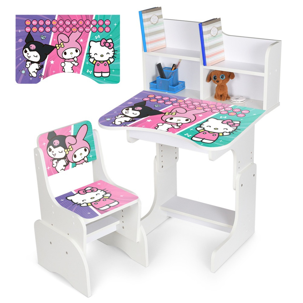 Дитяча Парта Bambi N 2071-19A-1 дерево, зі стільчиком