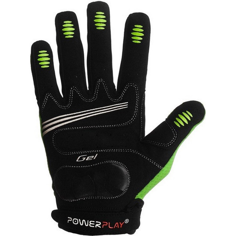 Велоперчатки 6556 А PowerPlay 6556A_S_Green, размер S