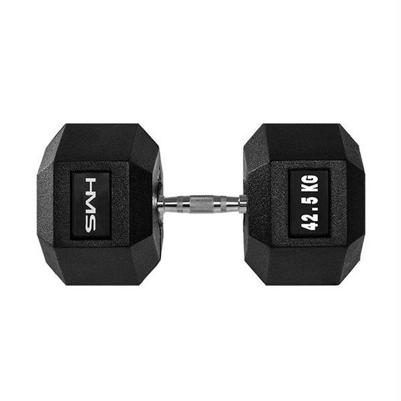 Гантель шестигранная HEX PRO HMS 5907695518214, 42,5 кг