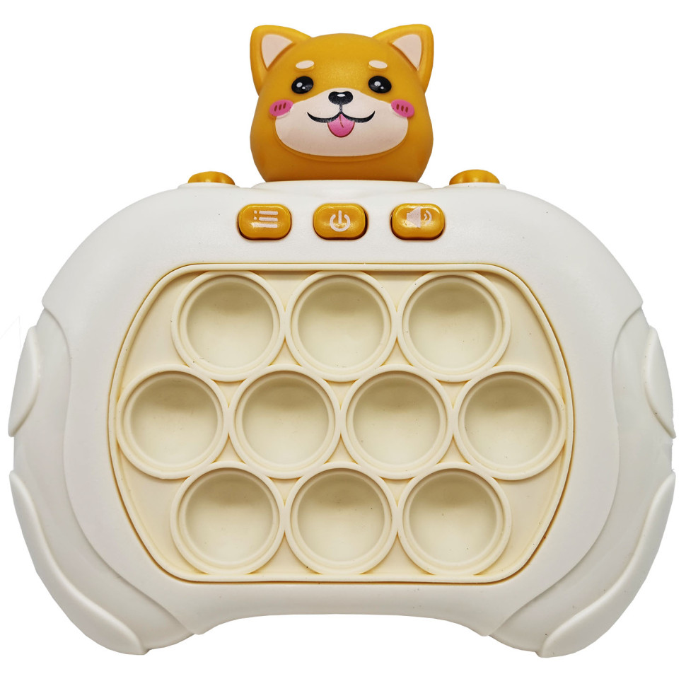 Електронна приставка Pop It консоль Quick Push Puzzle Game Fast Bambi ZZ-9(White)
